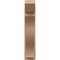 Ekena Millwork 8-in W x 26-in D x 38-in H Funston Slat Rough Cedar Woodgrain TimberThane Outlooker, Primed Tan OUTUR080X26X38FST24RCPR - alternate 2